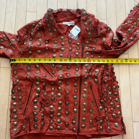 Free People Chelsea Coin Jacket in Bronze - Picture 5 of 12